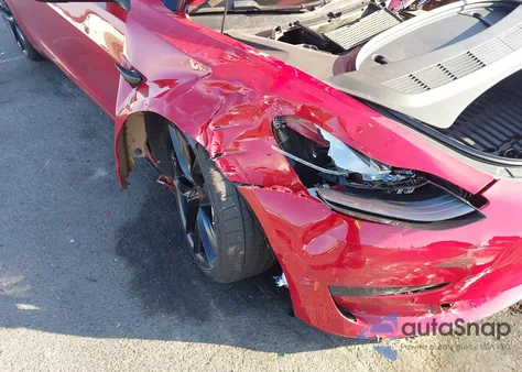 2021 Tesla Model 3 Performance Dual Motor All-Wheel Drive из США, поврежденный, VIN 5YJ3E1EC9MF926301